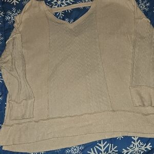 Maurices Cream Knit Sweater